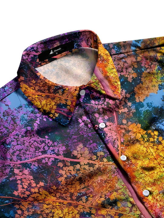 men's short sleeve shirt side view