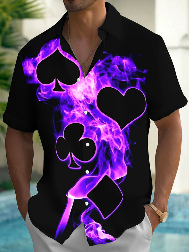 men's shirt front view