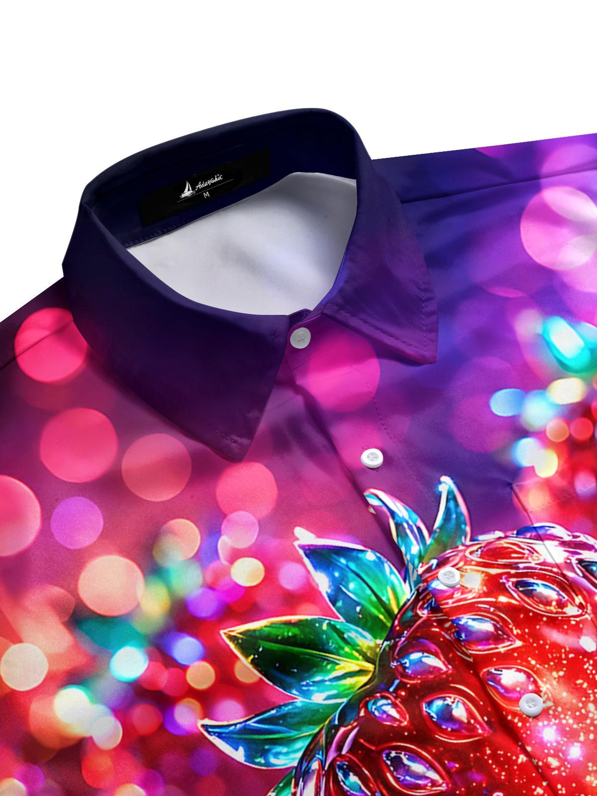 men's short sleeve shirt side view