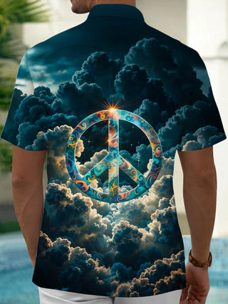 men's pocket shirt back view
