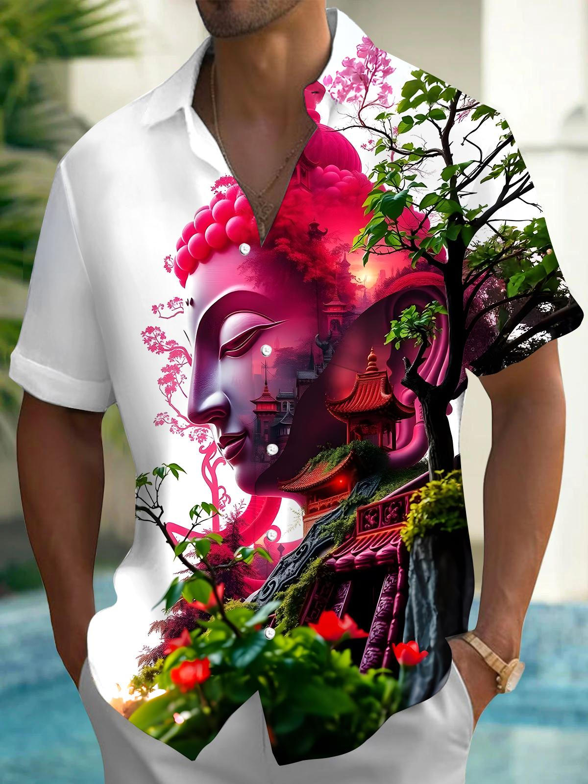 men's shirt front view