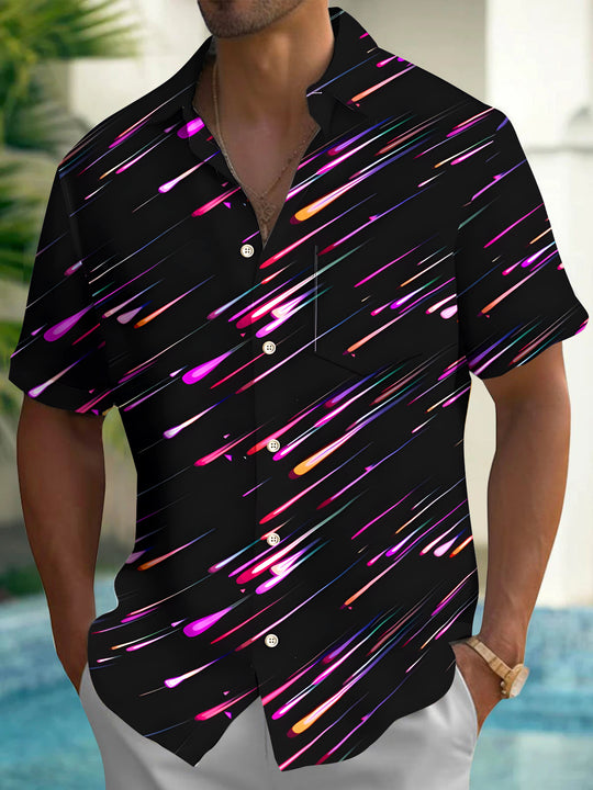 men's pocket shirt back view