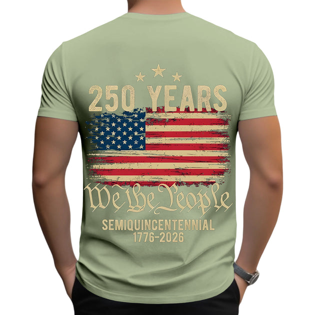 men's graphic print t-shirt Independence Day view 21