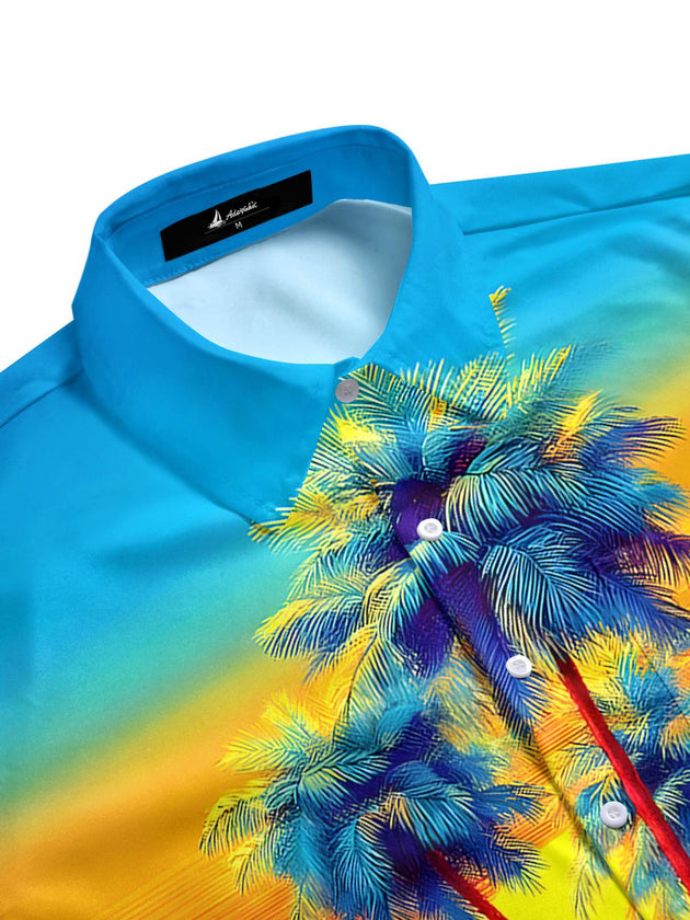 men's tropical shirt side view