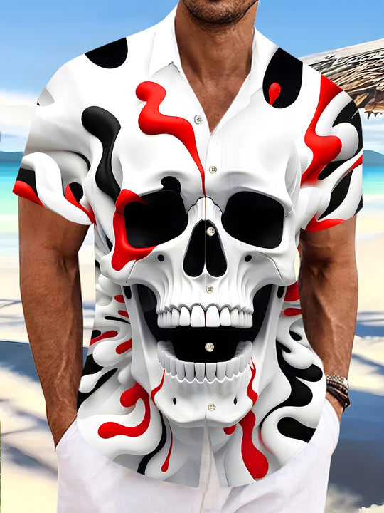 men's tie dye shirt front view