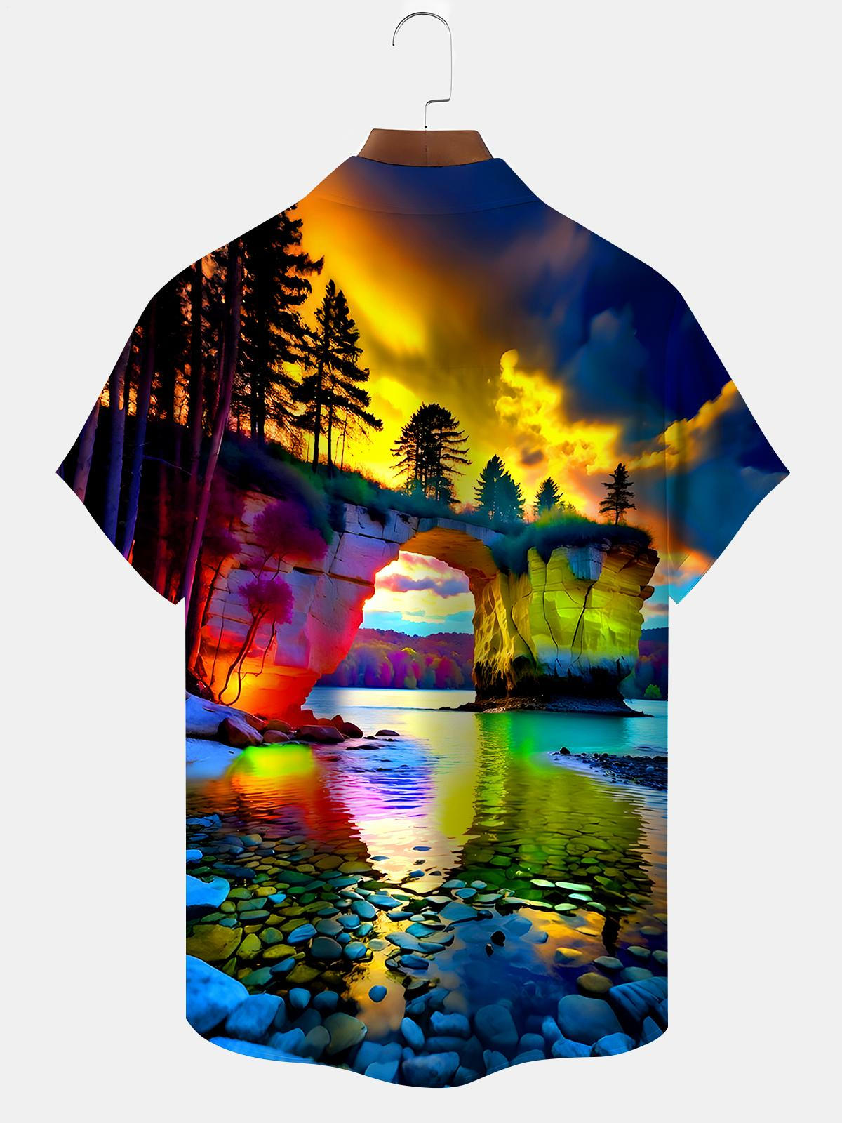 Mountain Men's Pocket Short Sleeve Shirts