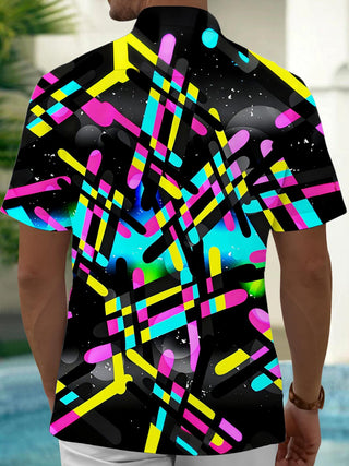 men's tye dye shirt back view