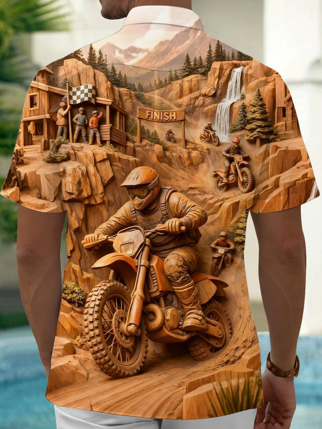 men's pocket shirt back view