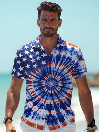 men's shirt front view Independence Day