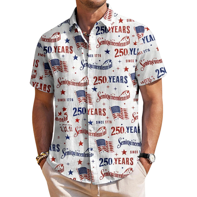 men's casual shirt Independence Day view 30