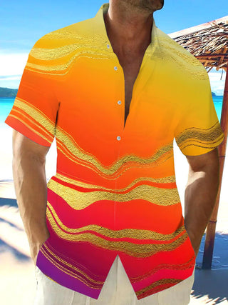 men's tie dye shirt front view