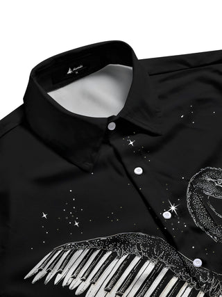 men's short sleeve shirt side view