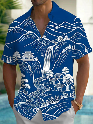 men's shirt front view