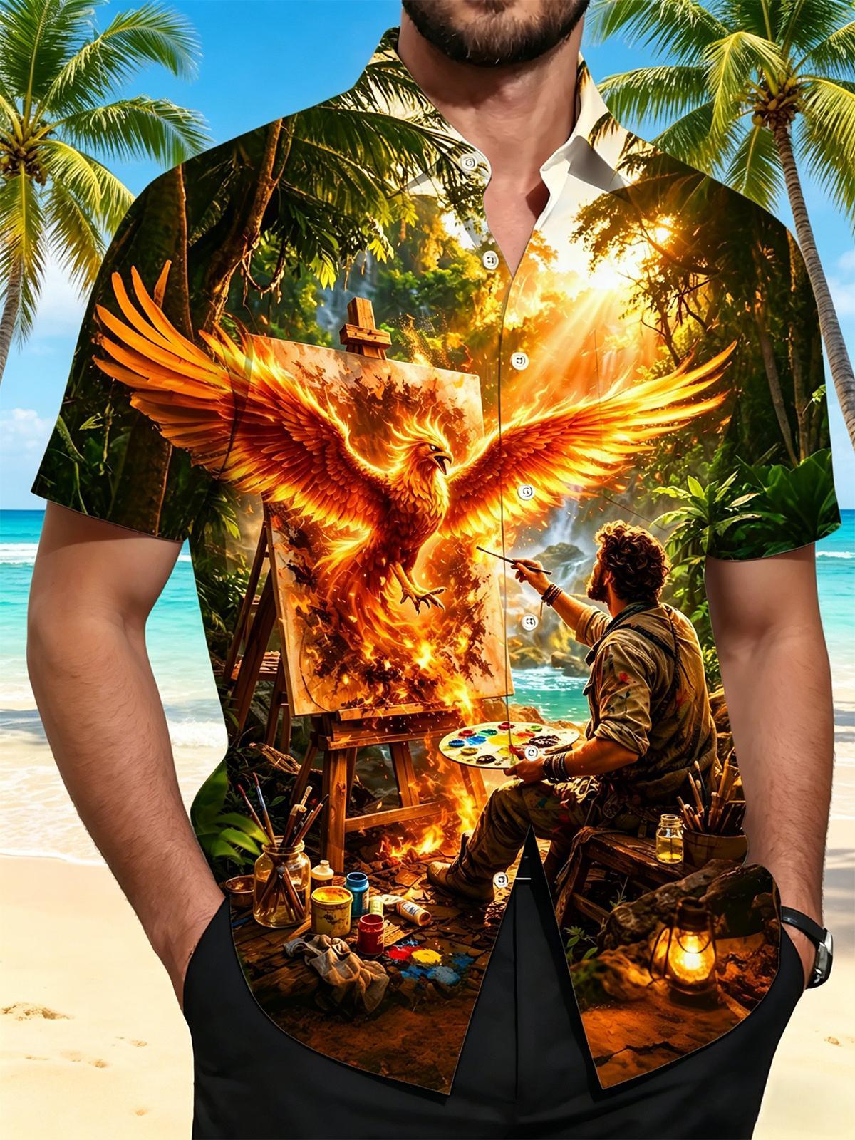 men's shirt front view