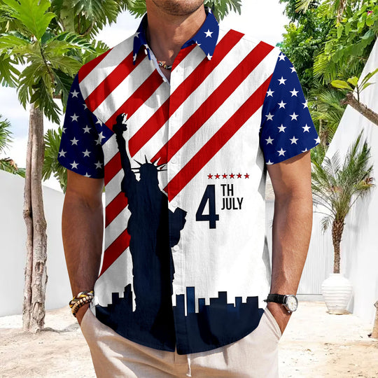men's casual shirt Independence Day view 14