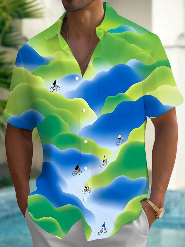 men's shirt front view