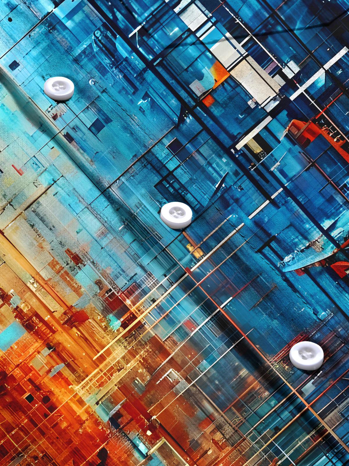 Geometry Men's Pocket Short Sleeve Shirts