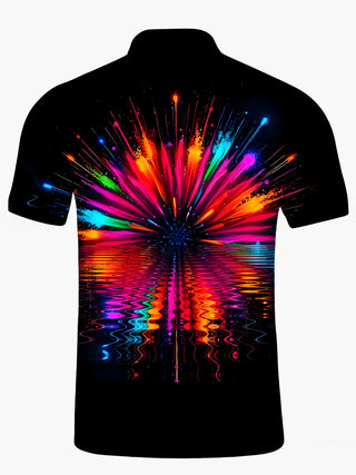 men's graphic t-shirt shirt back view
