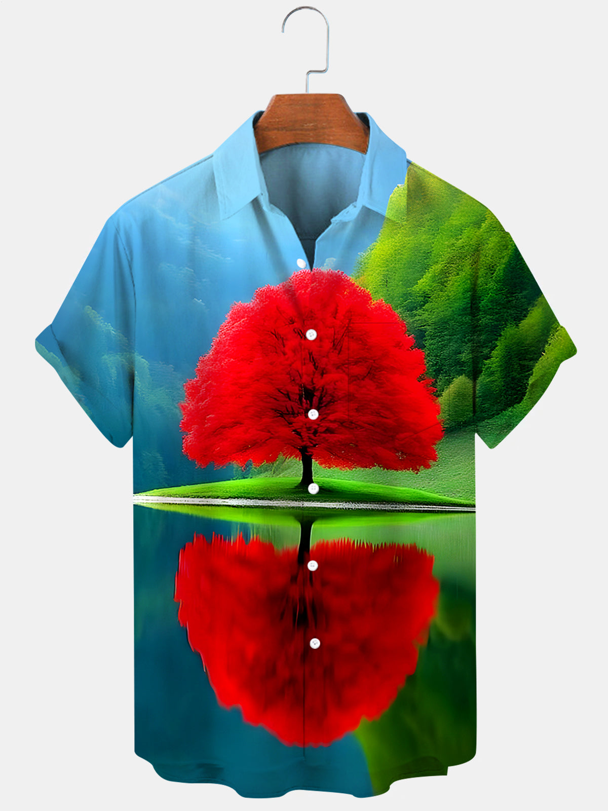 Tree Men's Pocket Short Sleeve Shirts