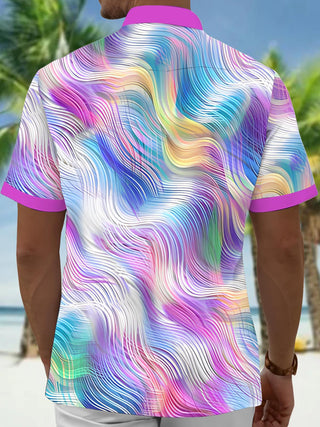men's ombre effect shirt back view