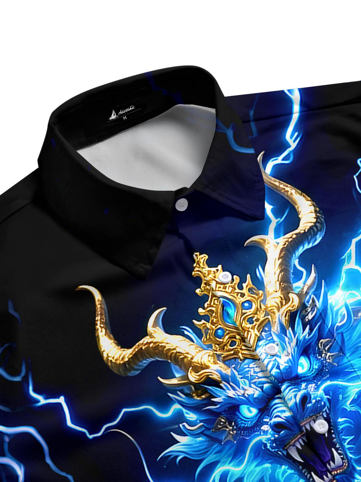 Dragon Men's Pocket Short Sleeve Shirts