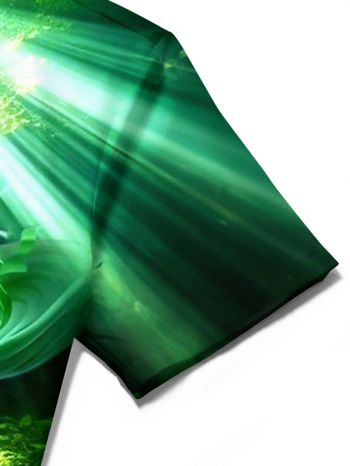 St. Patrick's Day Skull Print Men's Pocket Short Sleeve Shirts