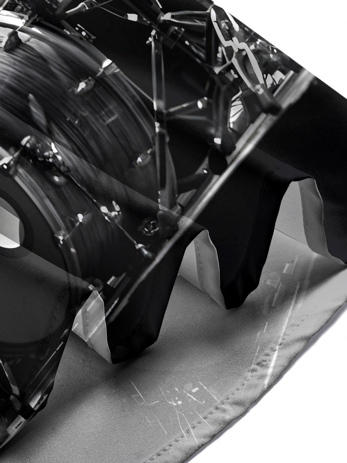 Drum Set Music Men's Pocket Short Sleeve Shirts