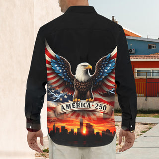 men's button up shirt Independence Day view 23