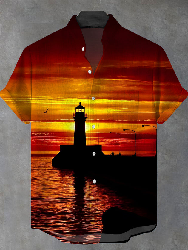 men's shirt front view