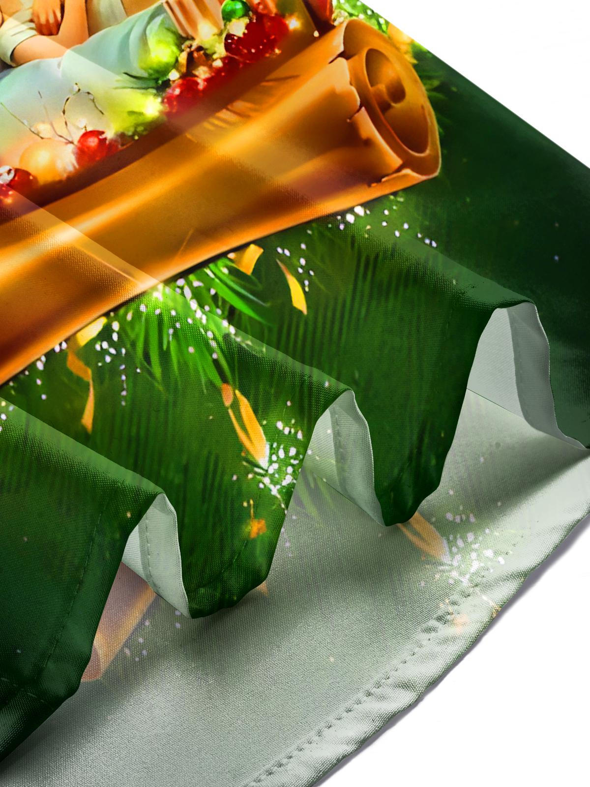 Holy Family In Golden Scroll Religious Art Men's Pocket Short Sleeve Shirts