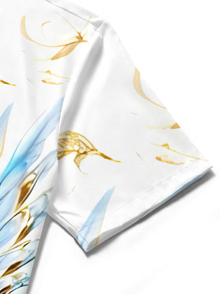 men's printed shirt summer vacation
