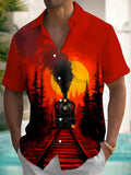 Train Men's Pocket Short Sleeve Shirts