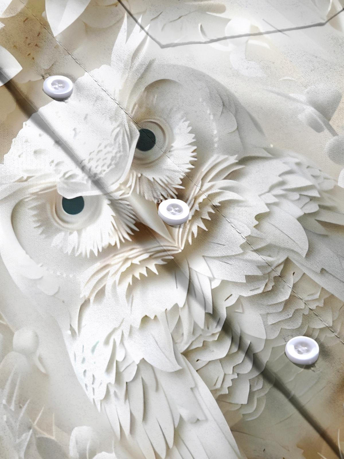 Owl Men's Pocket Short Sleeve Shirts