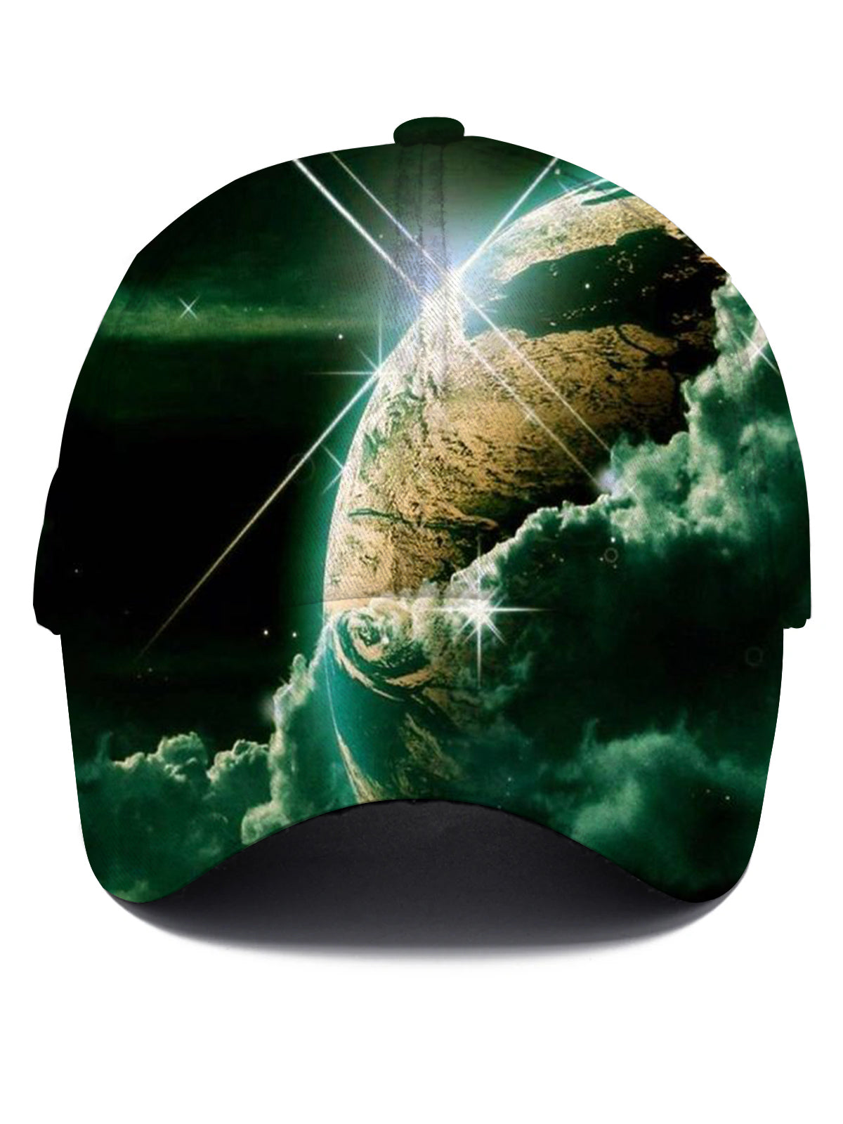 Cosmic Planet Print Men's Print Baseball Cap