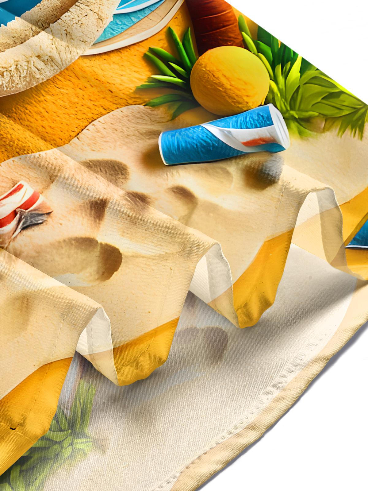 Hawaiian Coconut Trees Beach Hammock Men's Pocket Short Sleeve Shirts