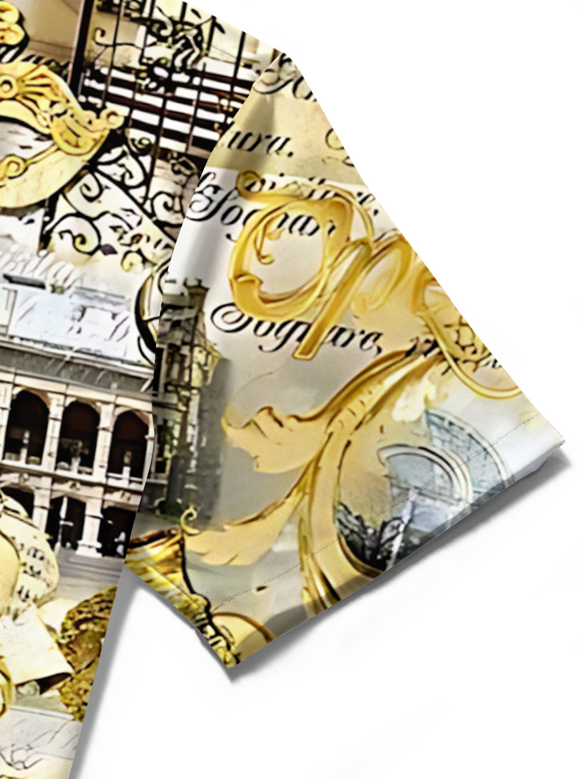 Opera Art Print Men's Pocket Short Sleeve Shirts