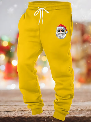 men's Christmas flat lay casual pants