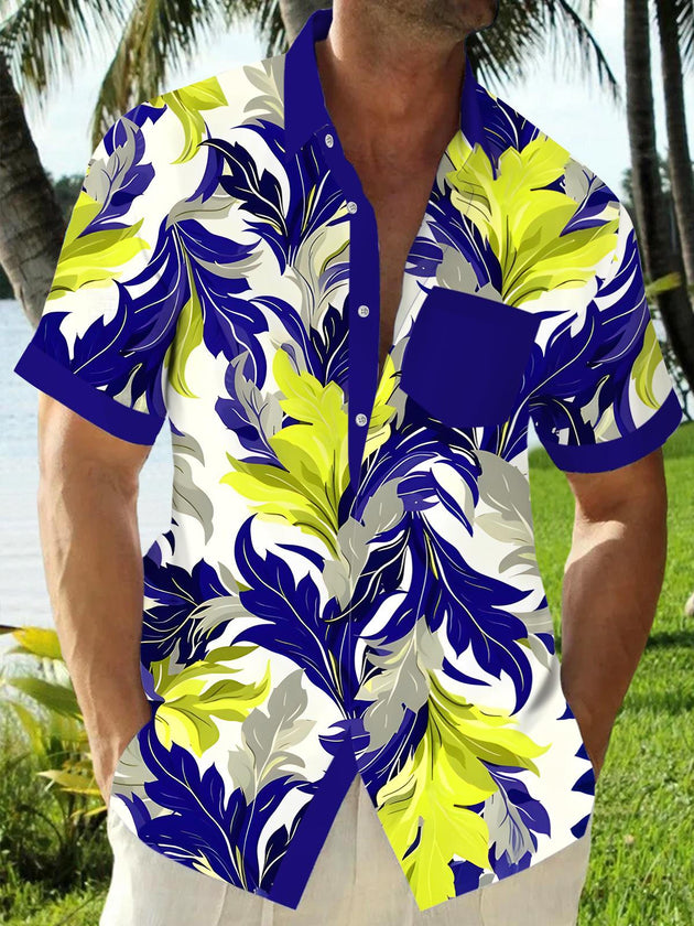 men's pocket shirt back view