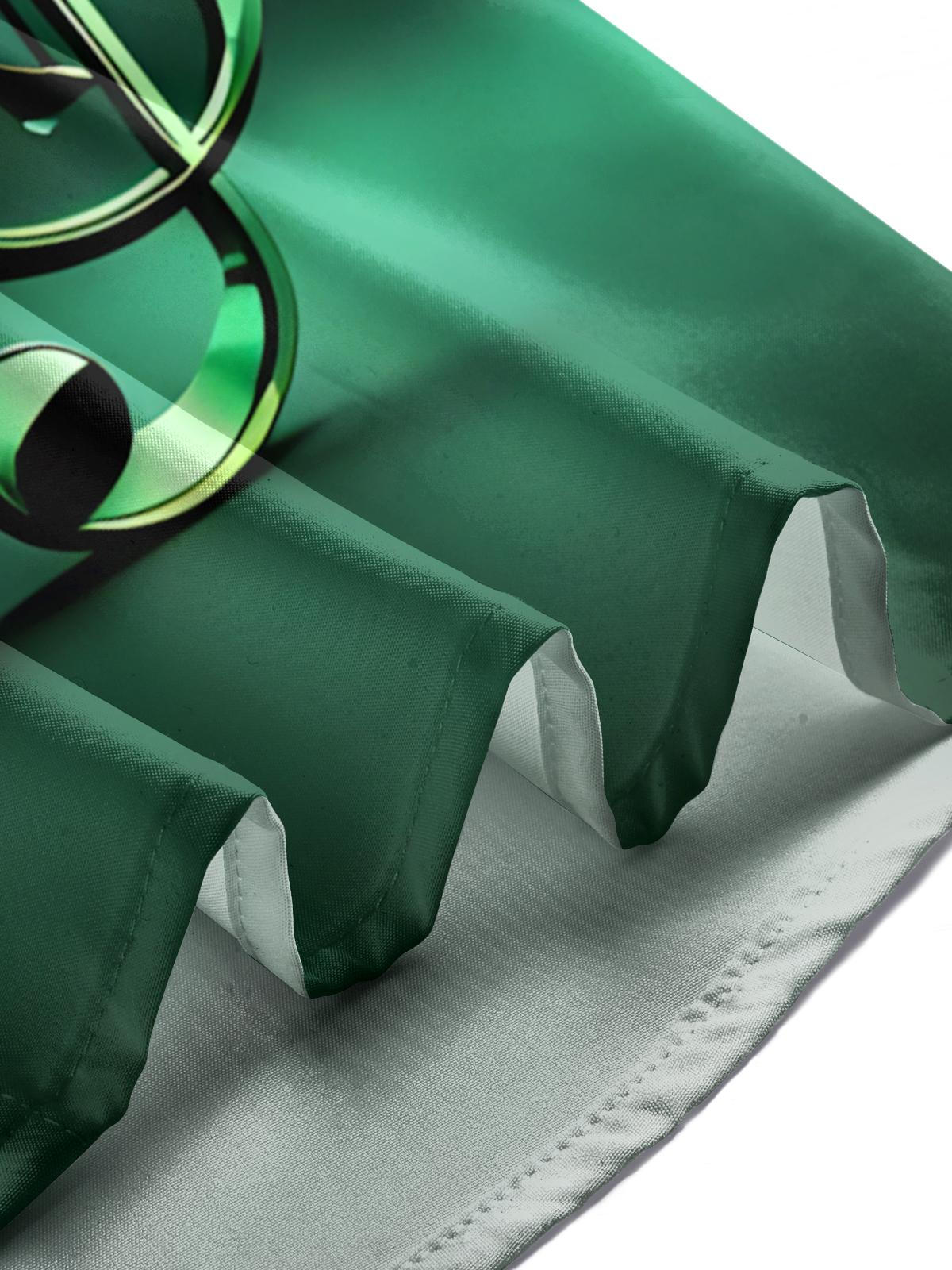 Musical Note Print Men's Pocket Short Sleeve Shirts