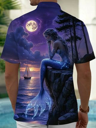 men's pocket shirt back view