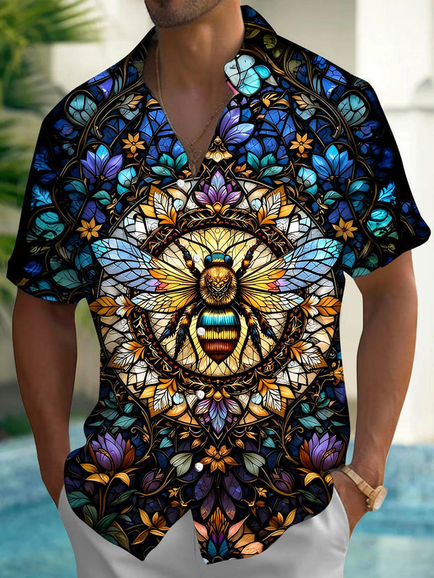 men's pocket shirt back view