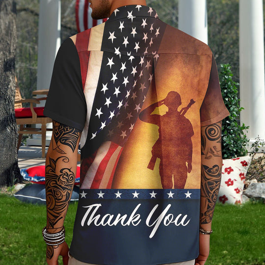 men's button up shirt Independence Day view 28