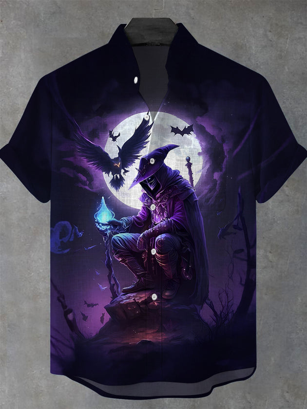 men's Halloween shirt front view costume
