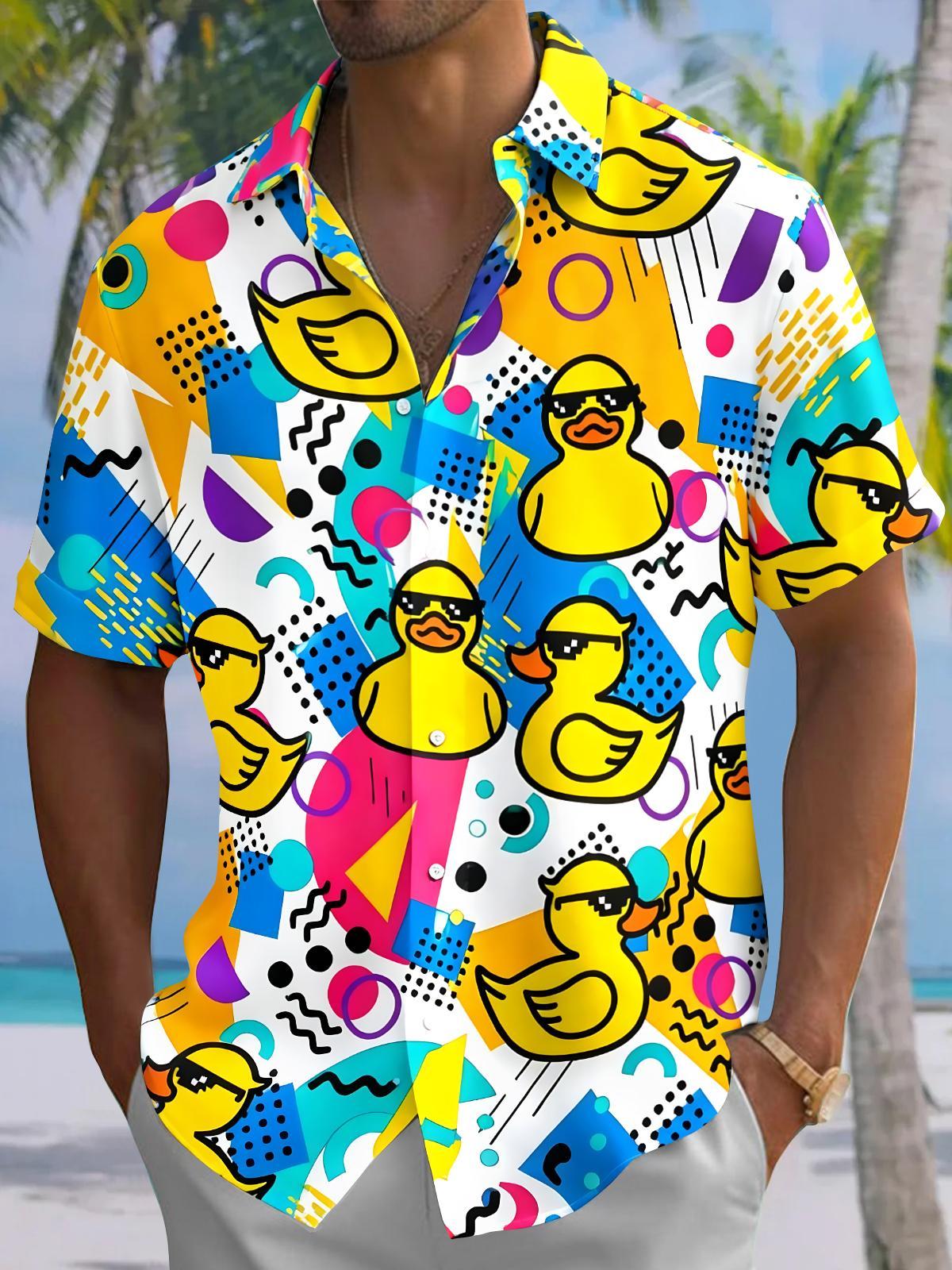 Duck Men's Pocket Short Sleeve Shirts