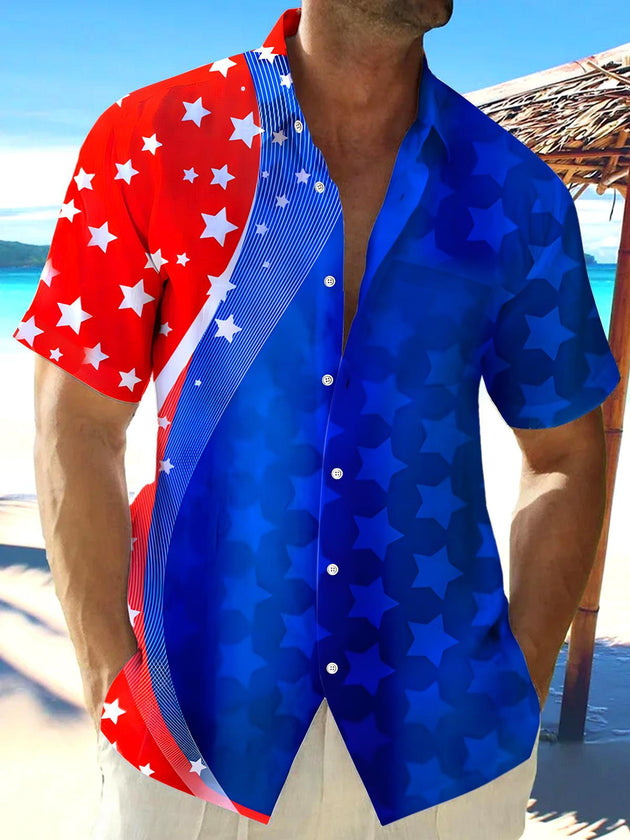 men's shirt front view Independence Day