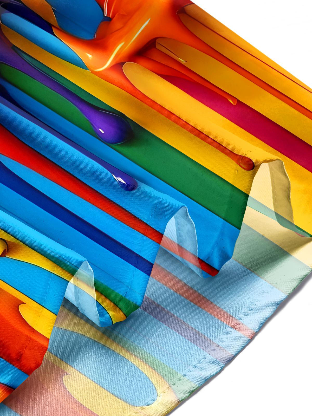 Flowing Colors Artwork Men's Pocket Short Sleeve Shirts