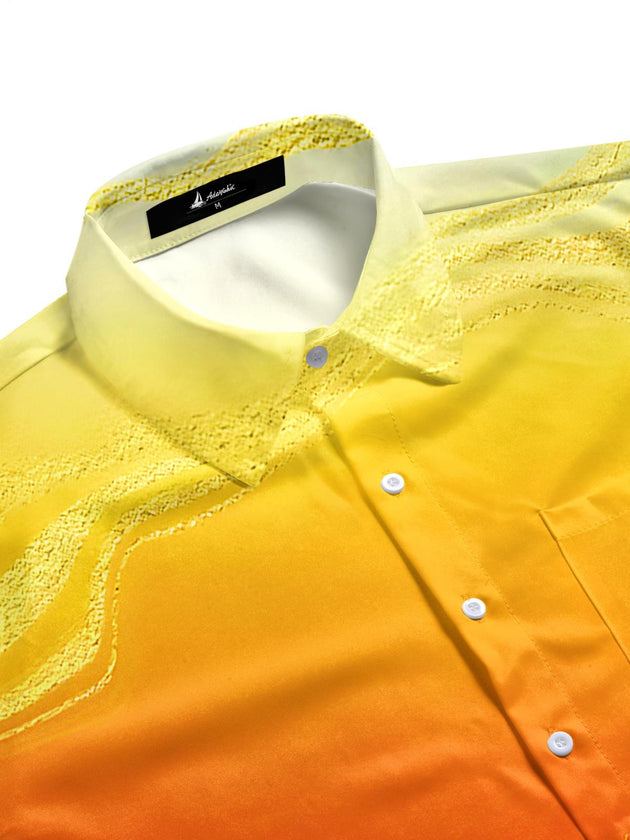 men's tie-dye shirt side view