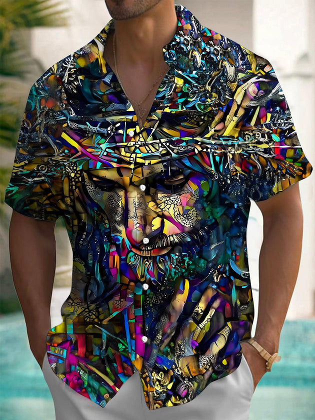 men's shirt front view