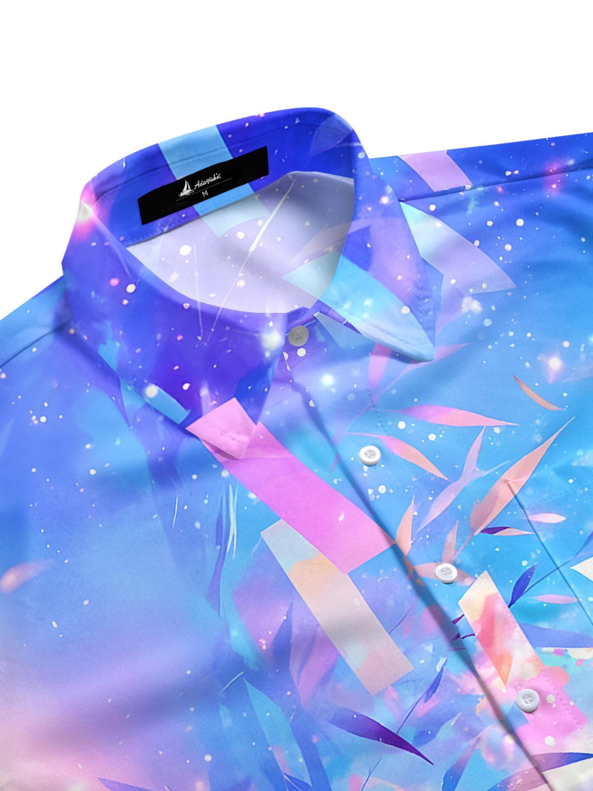 men's tropical shirt side view