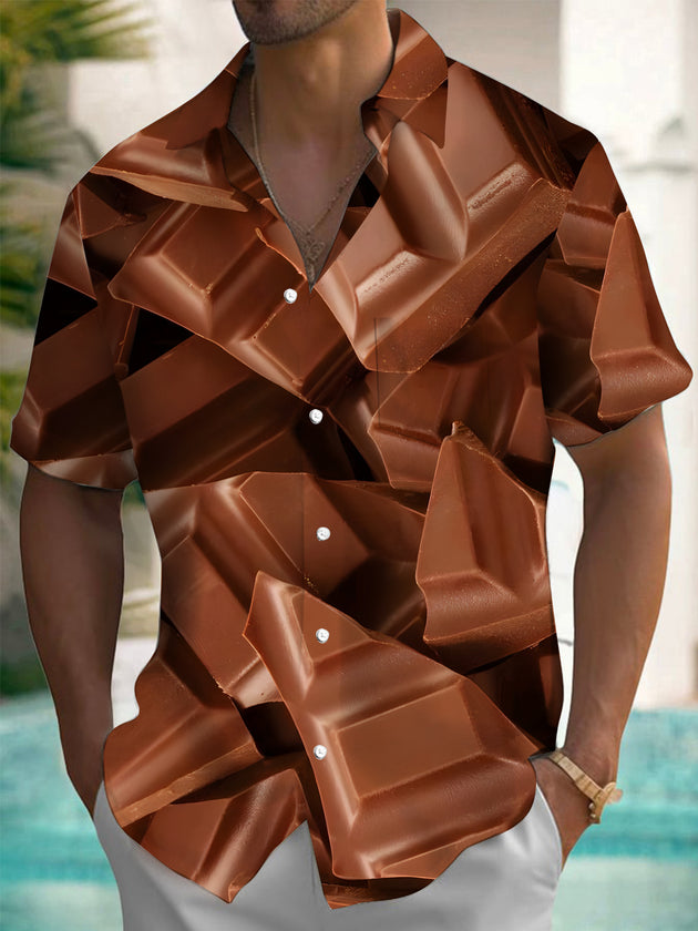 men's shirt front view